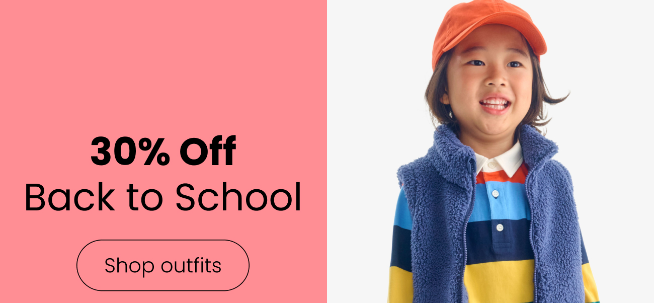  30% Off Back to School shop outfits