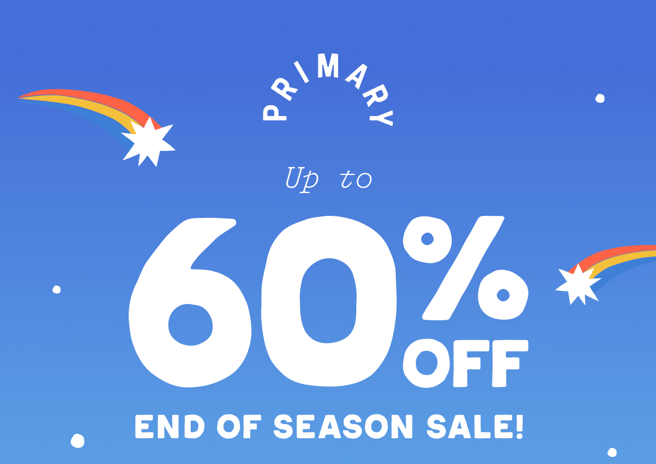 Up to 60% off end of season sale! Plus save an extra 20% off 5+ clearance items with code:  EXTRA20