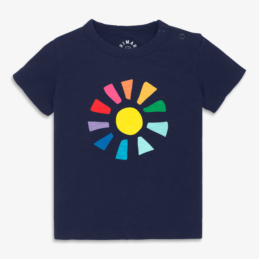 Baby rainbow cutout sun tee