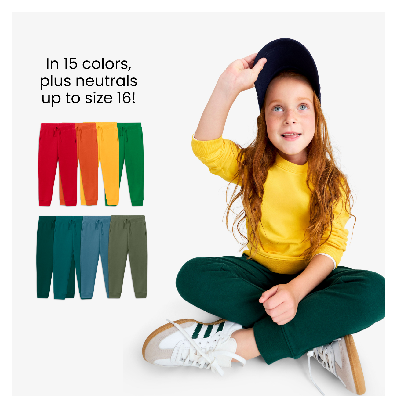 In 15 colors, plus neutrals up to size 16!
