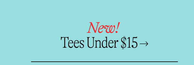 Tees under $15