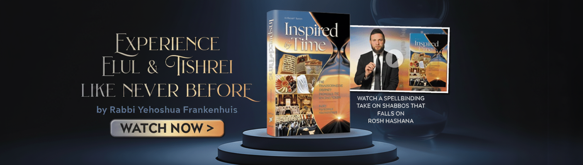 Book cover and video thumbnail  promoting 