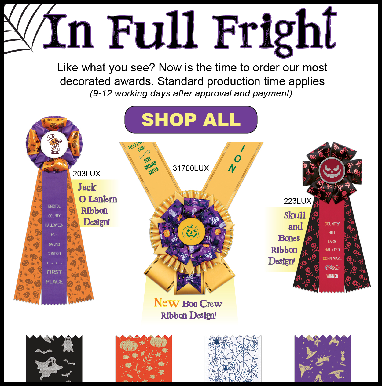 Deluxe Awards for Halloween