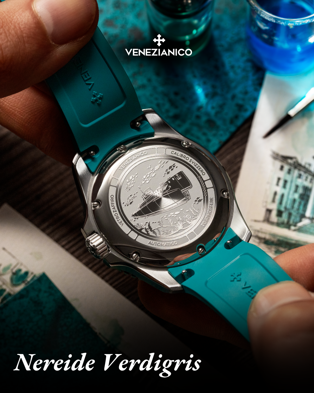 Venezianico to Launch Nereide Verdigris with Artisanal Oxidized Brass Dial