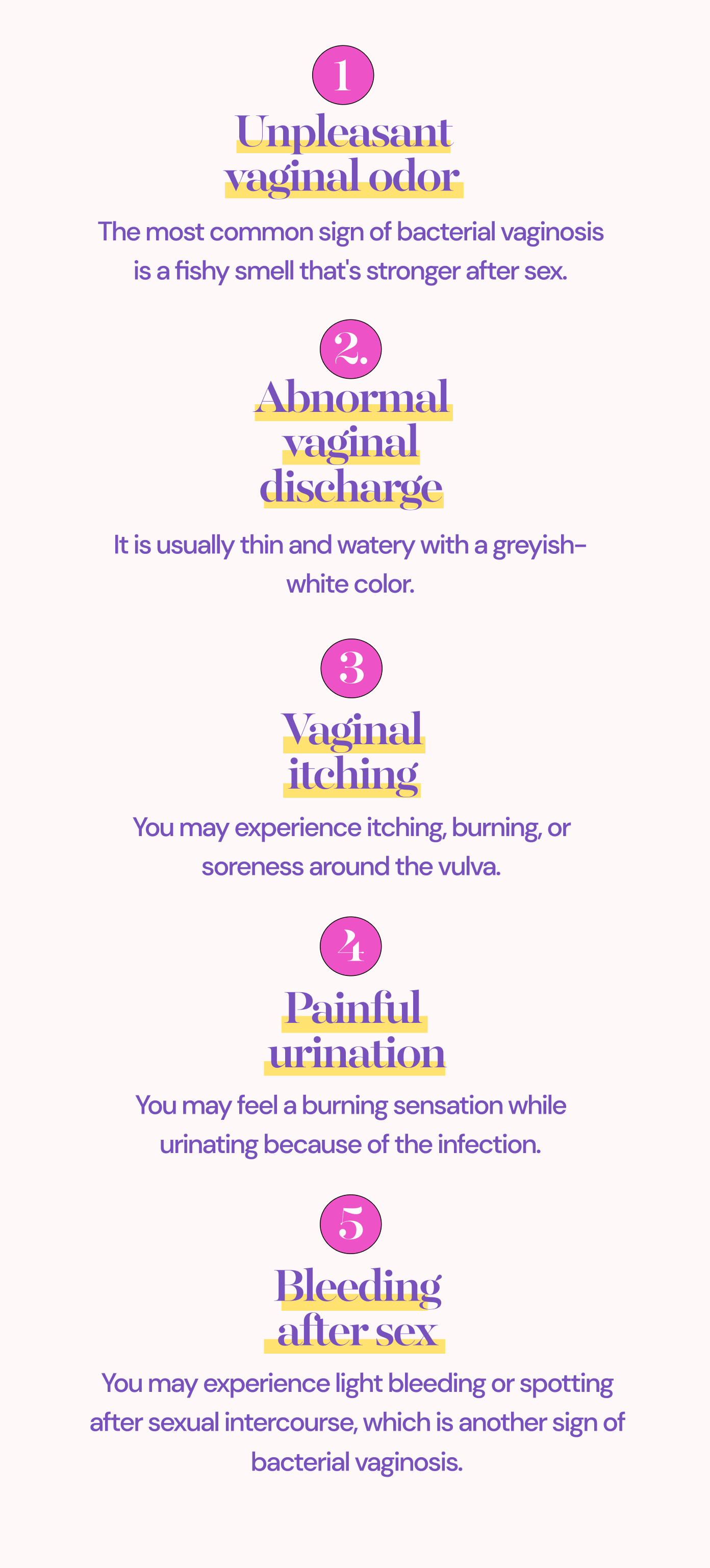 💦 Beware Of These 5 BV Warning Signs 💦 Luxury Yoni