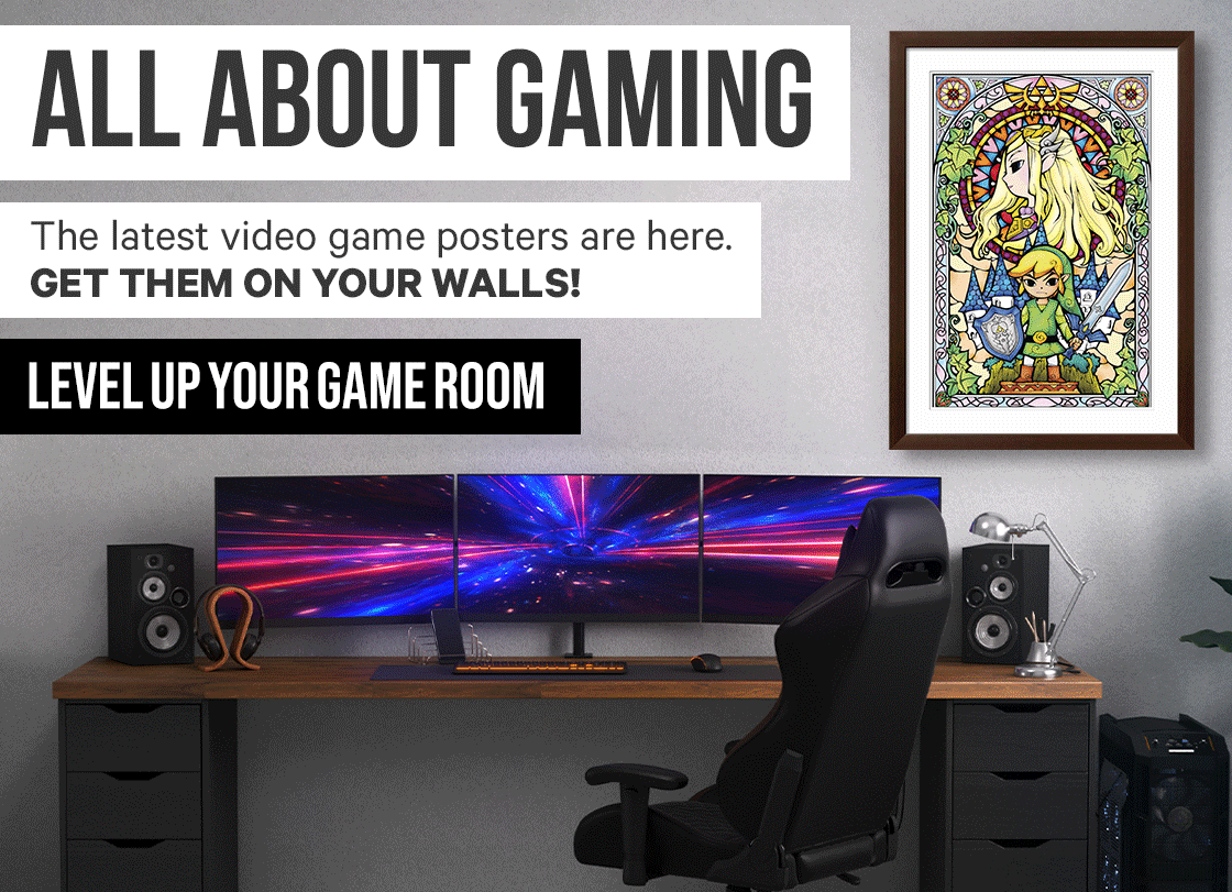 New posters level up your game room. AllPosters
