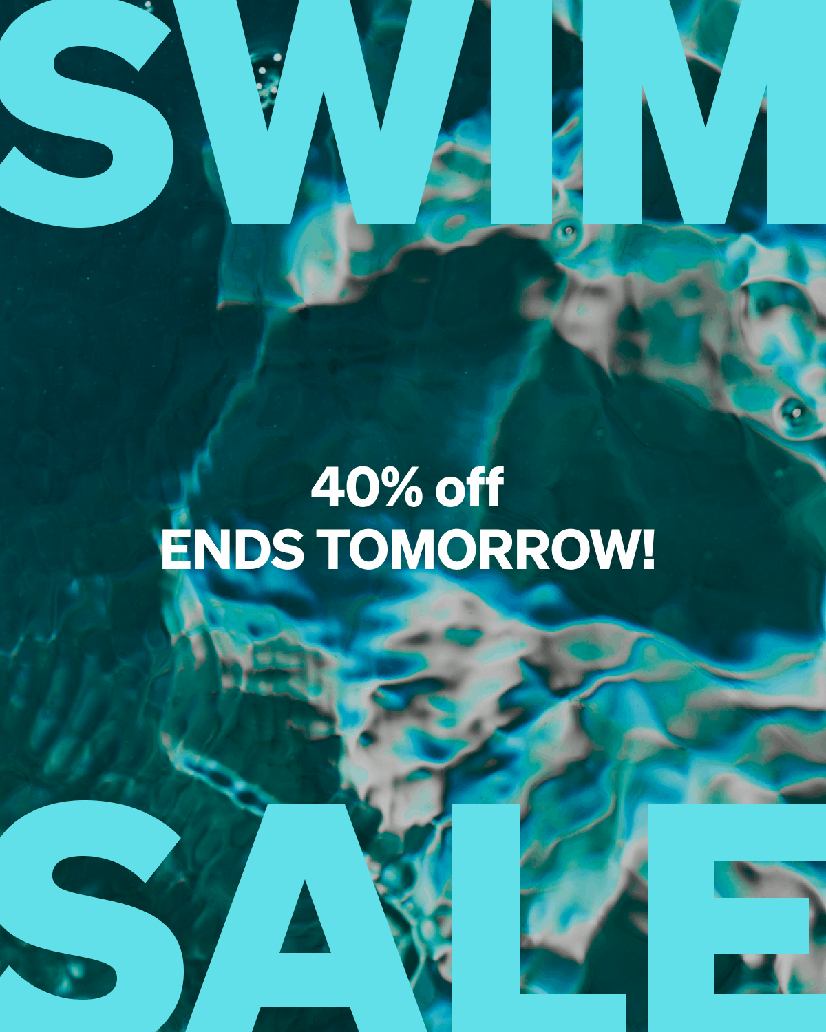 40% off all Swimwear.