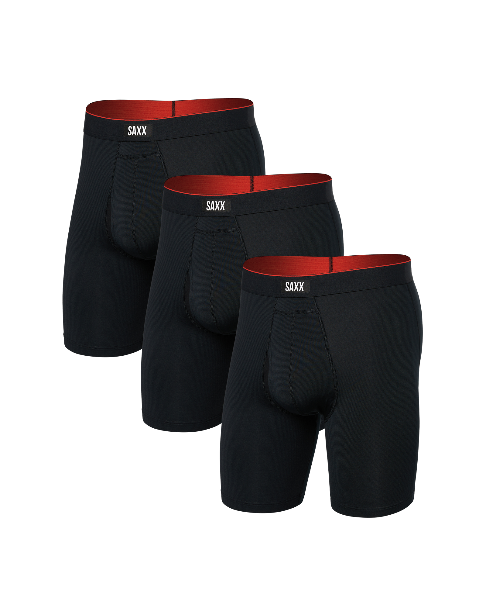 Multi-Sport Mesh Long Boxer Brief 3-Pack