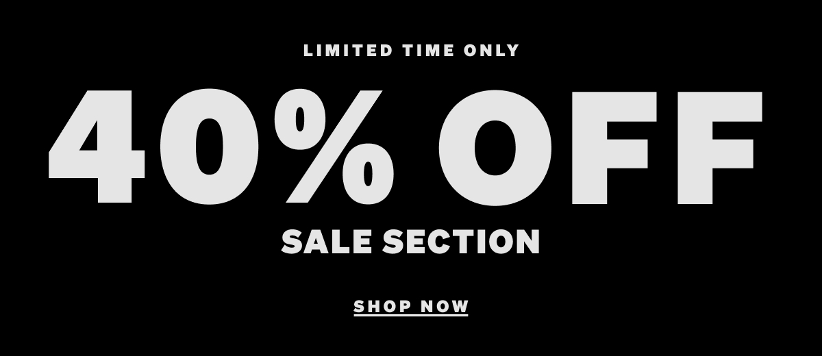 Up to 40% off past-season styles