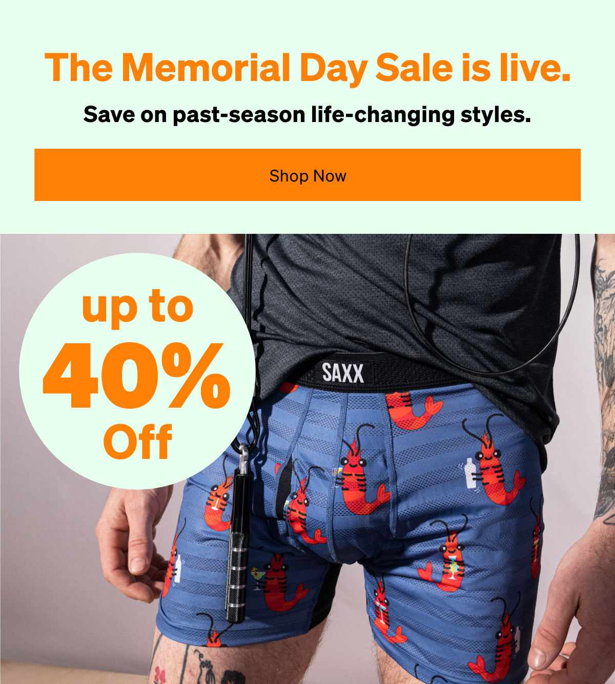 The Memorial Day Sale is live.