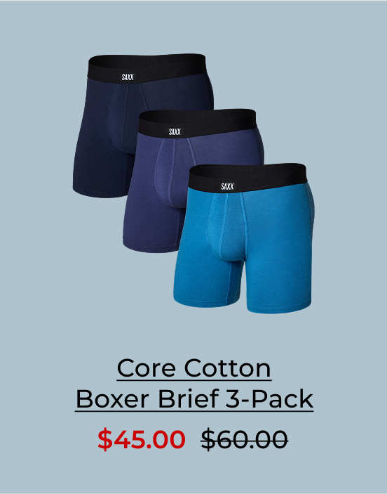 Core Cotton Boxer Brief 3-Pack