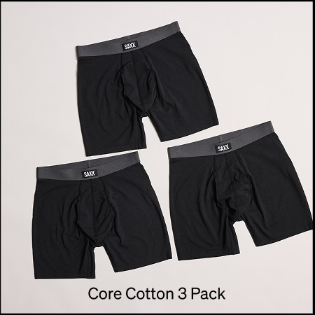 Core Cotton Everyday Boxer Brief (3 Pack)
