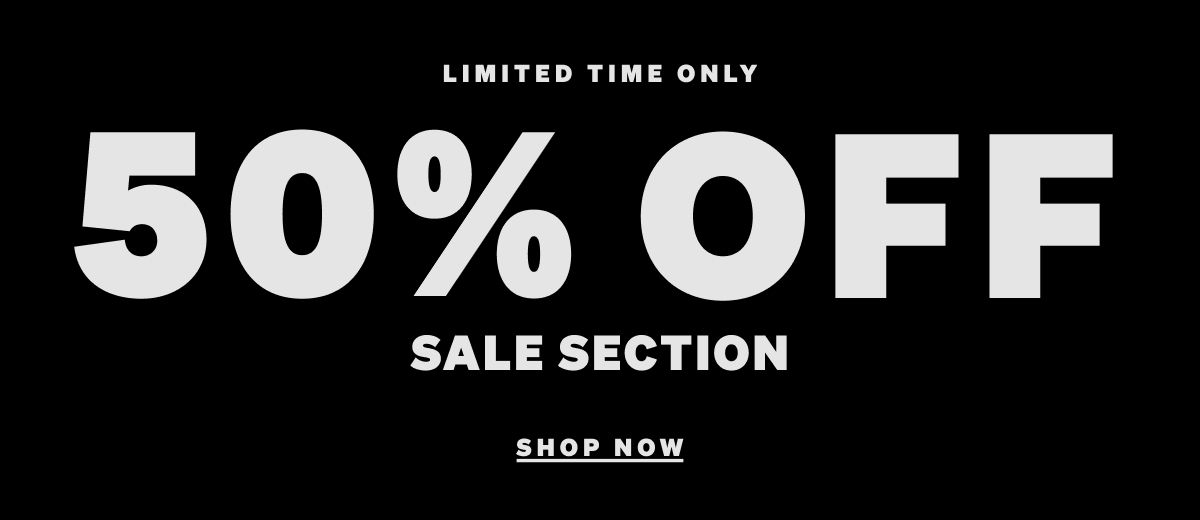 Up to 50% off past-season styles