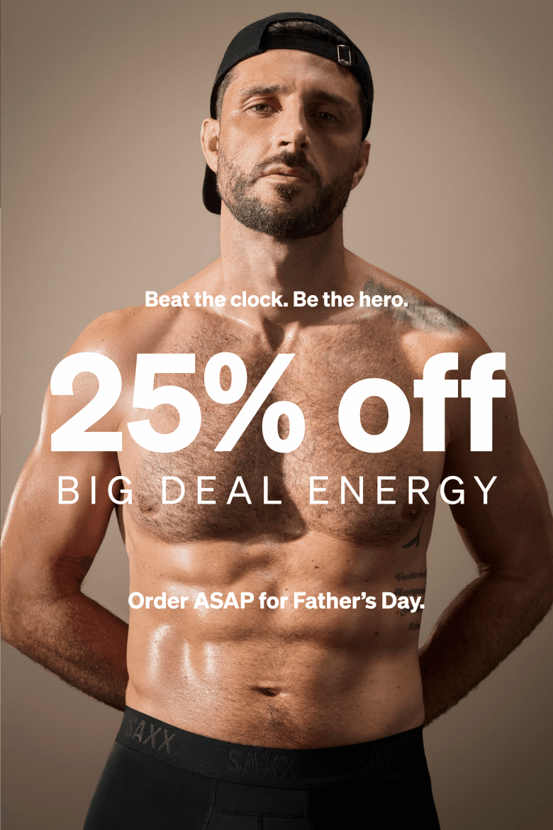 25% off Big Deal Energy. Order ASAP for Father's Day.