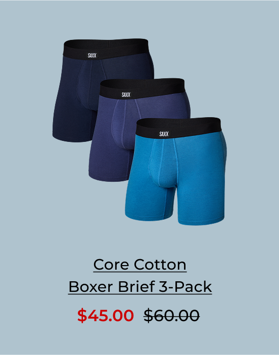 Core Cotton Boxer Brief 3-Pack