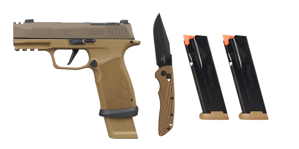 WEB EXCLUSIVE: P365-XMACRO COMP in Custom Cerakote Bronze