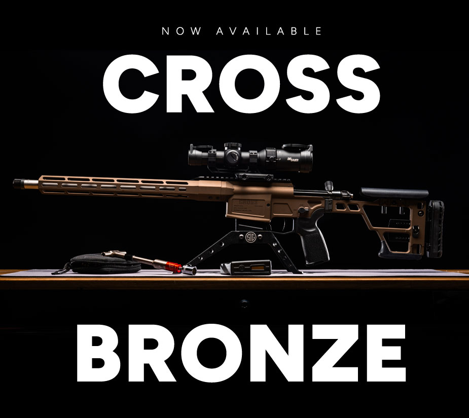 CROSS BRONZE RIFLE CROSS BRONZE RIFLE