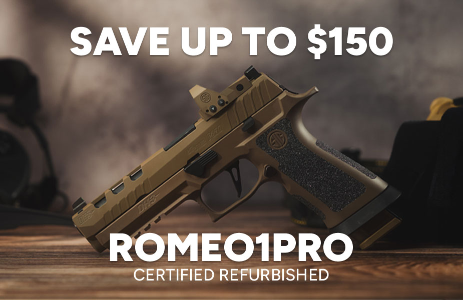 Save Up to $150 On Our Certified Refurbished ROMEO1PRO Optic!