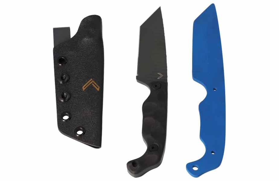 BRAVO 5 Tanto Knife with Trainer and Sheath