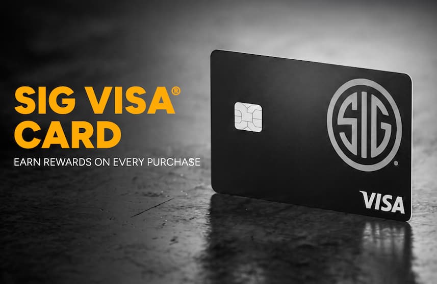 The new SIG Credit Card The new SIG Credit Card