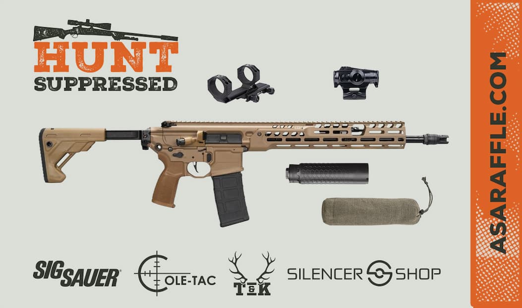 Support the ASA&rsquo;s Fight to Remove Suppressors From the NFA &ndash; Enter the Hunt Suppressed Raffle Today!