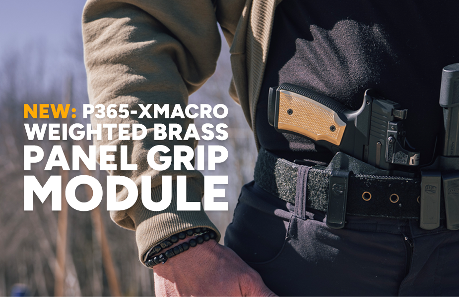 P365-XMACRO SHARPS BROS GOLD PANEL GRIP MOD