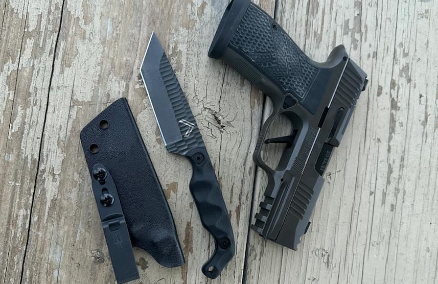 Bravo 5 Tanto Knife with Sheath and Trainer