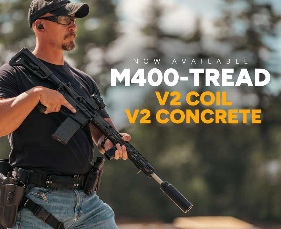 NOW SHIPPING: M400-TREAD V2 COIL & CONCRETE