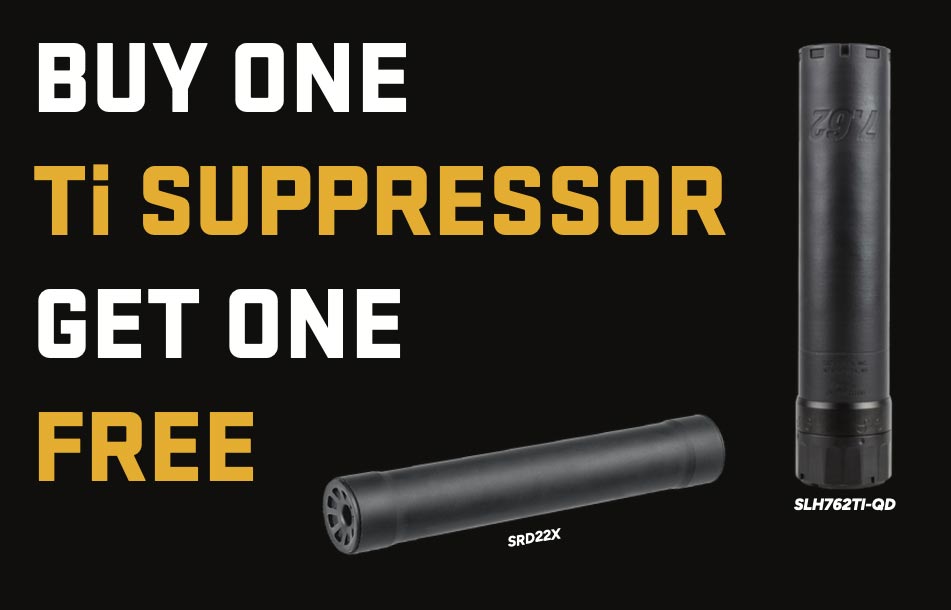 BOGO: Buy One Ti Suppressor, Get One Free