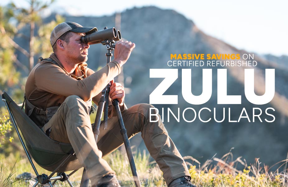 GOING FAST: Save on Certified Refurbished ZULU Binoculars