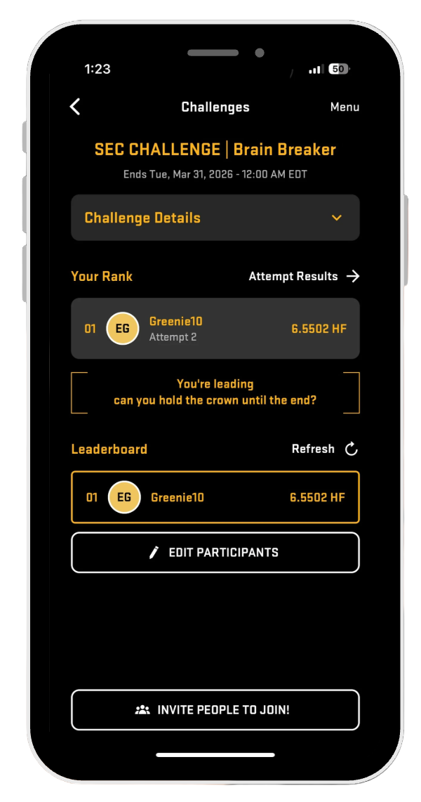 SIG CONNECT Challenges Leaderboard SIG CONNECT Challenges Leaderboard