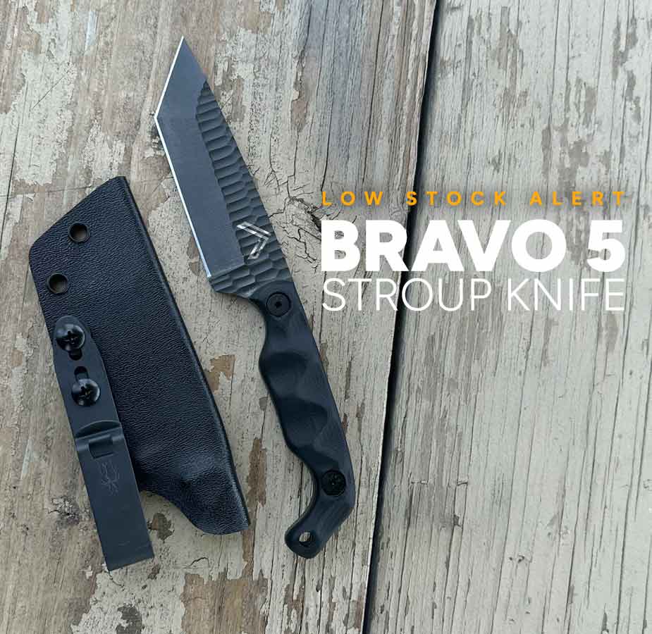 BRAVO 5 Tanto Knife with Trainer and Sheath