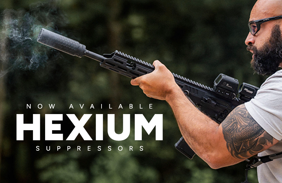 Meet HEXIUM&trade; &ndash; our most adaptable line of suppressors.