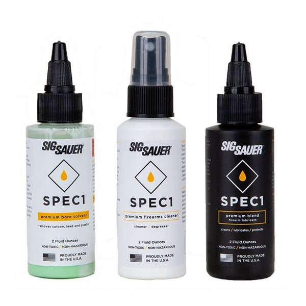 SPEC1 - COMBO PACK, 2OZ LUBRICANT, BORE SOLVENT, FIREARM DEGREASER SPEC1 - COMBO PACK, 2OZ LUBRICANT, BORE SOLVENT, FIREARM DEGREASER