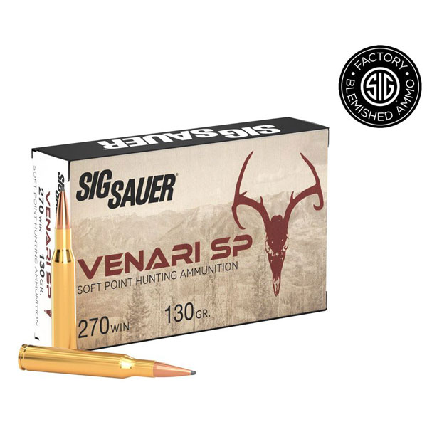 270 WIN, 140GR, ELITE SERIES POLY TIPPED-BLEMISHED