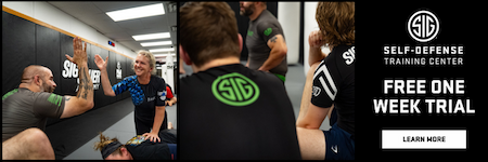 FREE ONE WEEK TRIAL AT THE SIG SELF-DEFENSE TRAINING CENTER