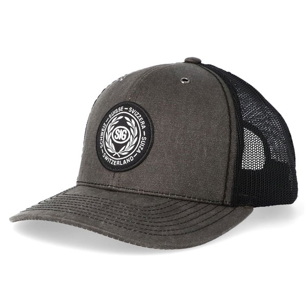 SWISS SIG SNAPBACK HAT - DARK GRAY