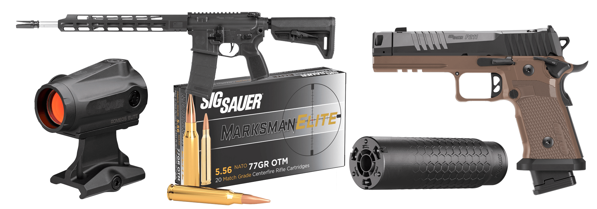 an image of a gun, a rifle, a bullet and a bullet