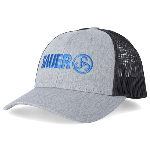 SAUER Logo Snapback Hat Gray