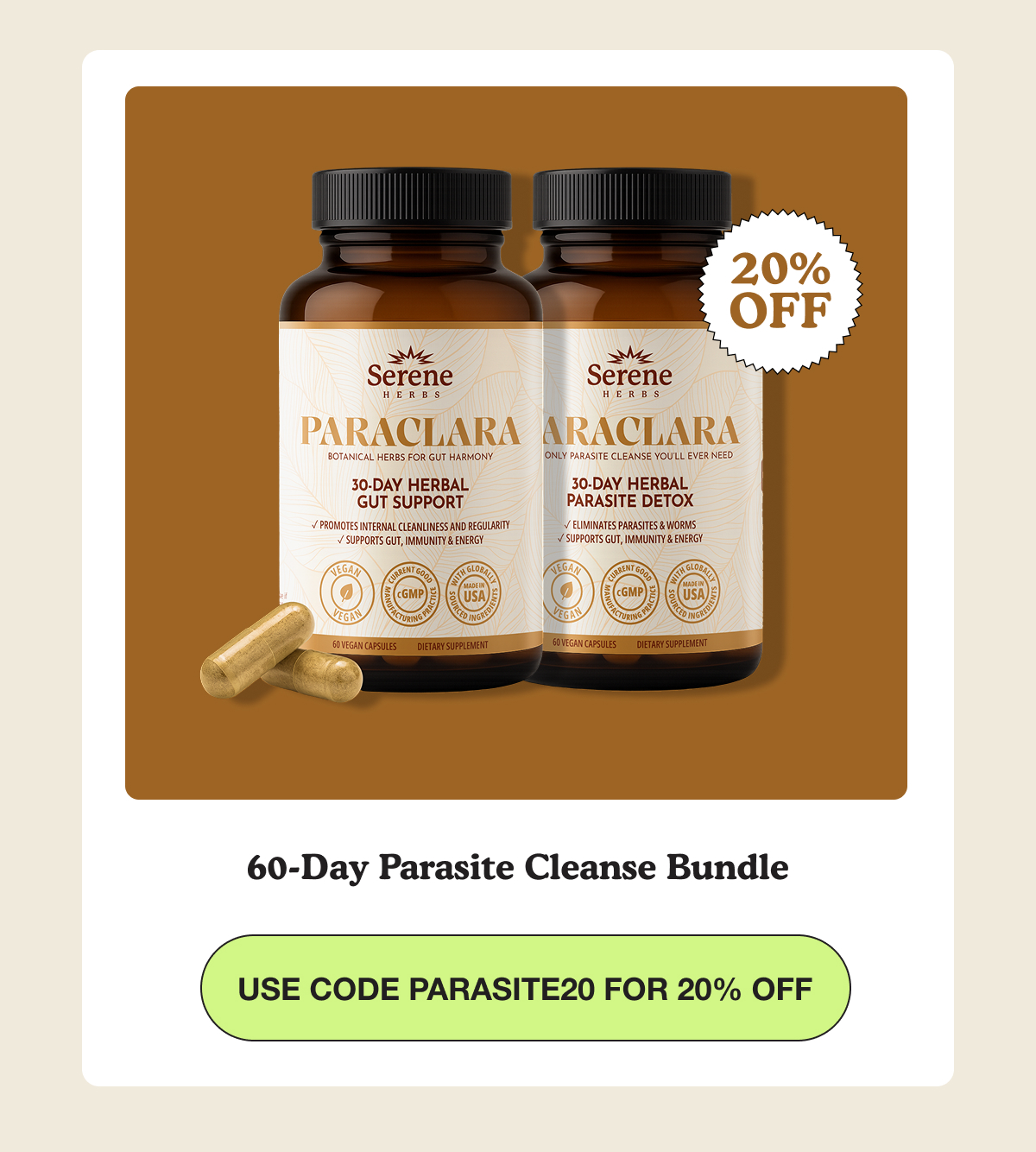 60 DAY PARASITE CLEANSE BUNDLE
