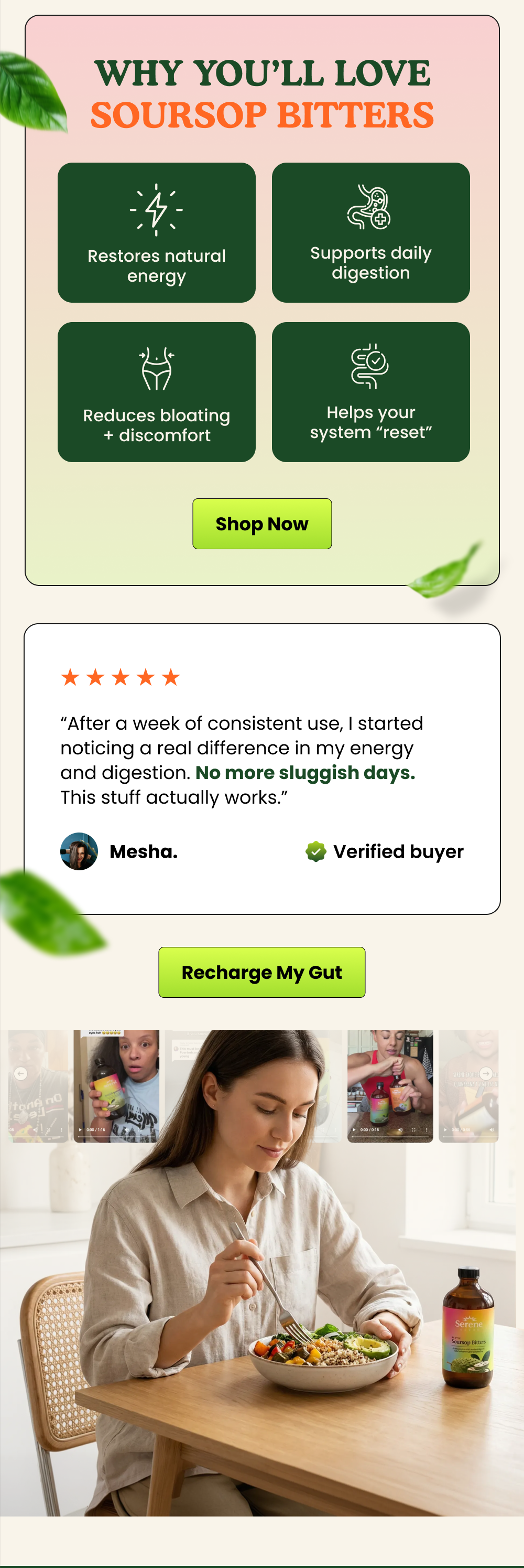 Supports digestive health and reduces bloating