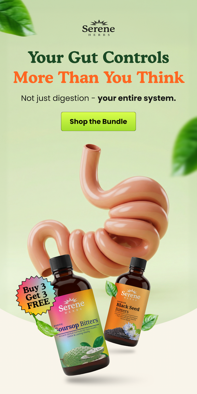 Herbal blend designed to support gut health and energy