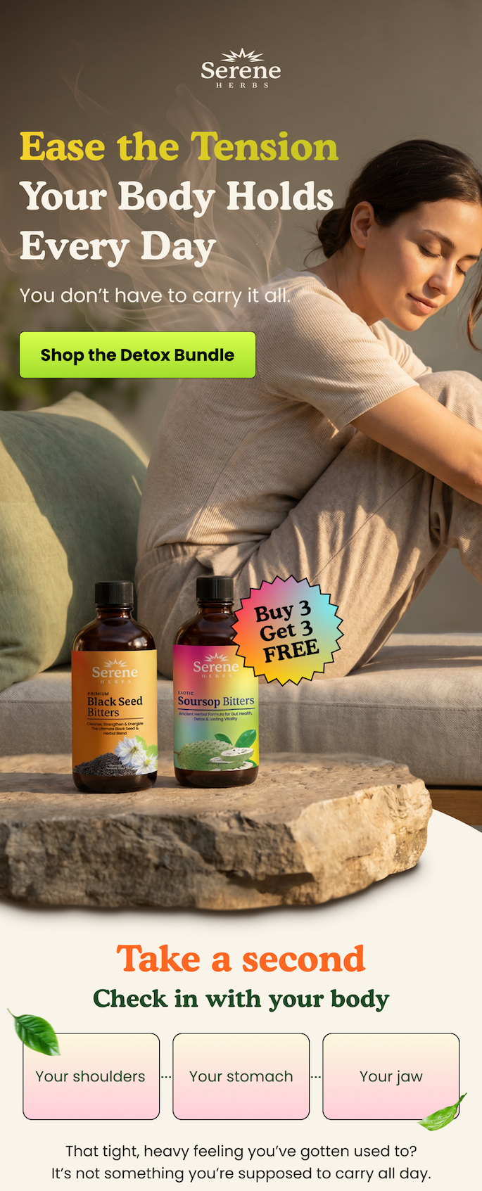 Herbal blend designed to support gut health and energy