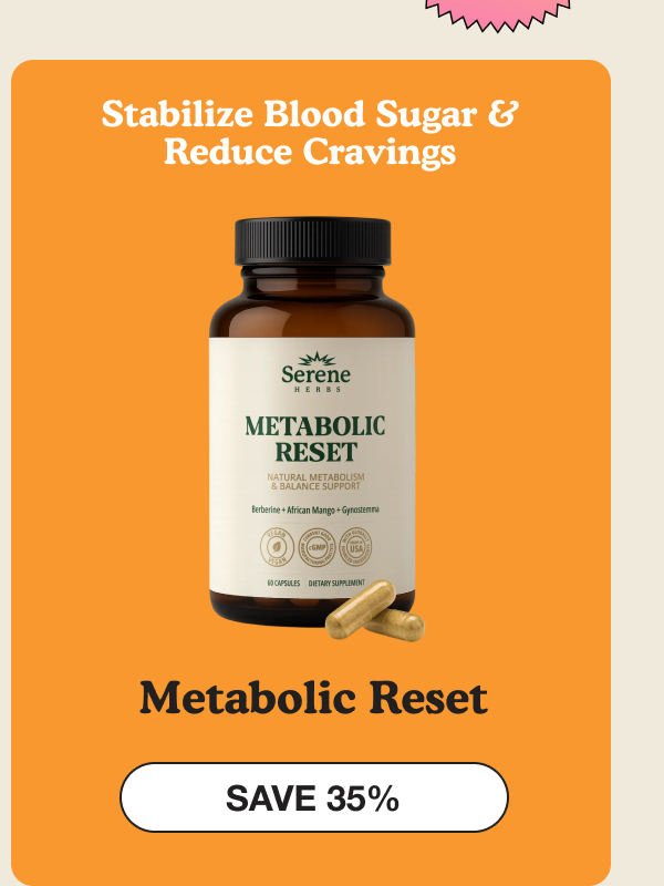 Stabilize Blood Sugar & Reduce Cravings | Metabolic Reset | Save 35%