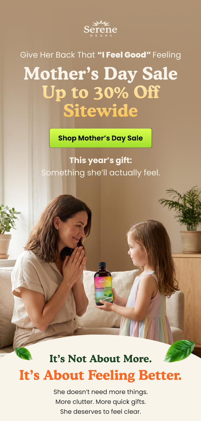 Herbal blend designed to support gut health and energy