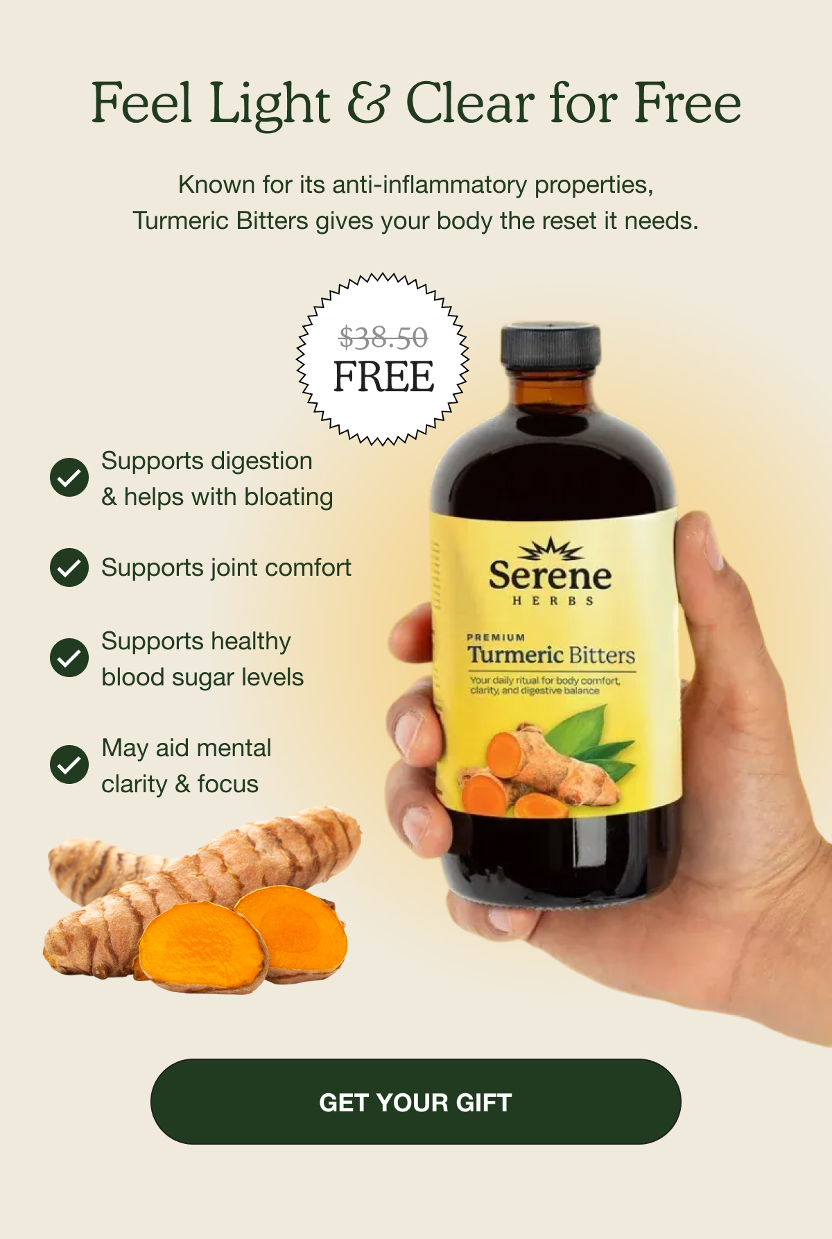 FREE TURMERIC BITTERS