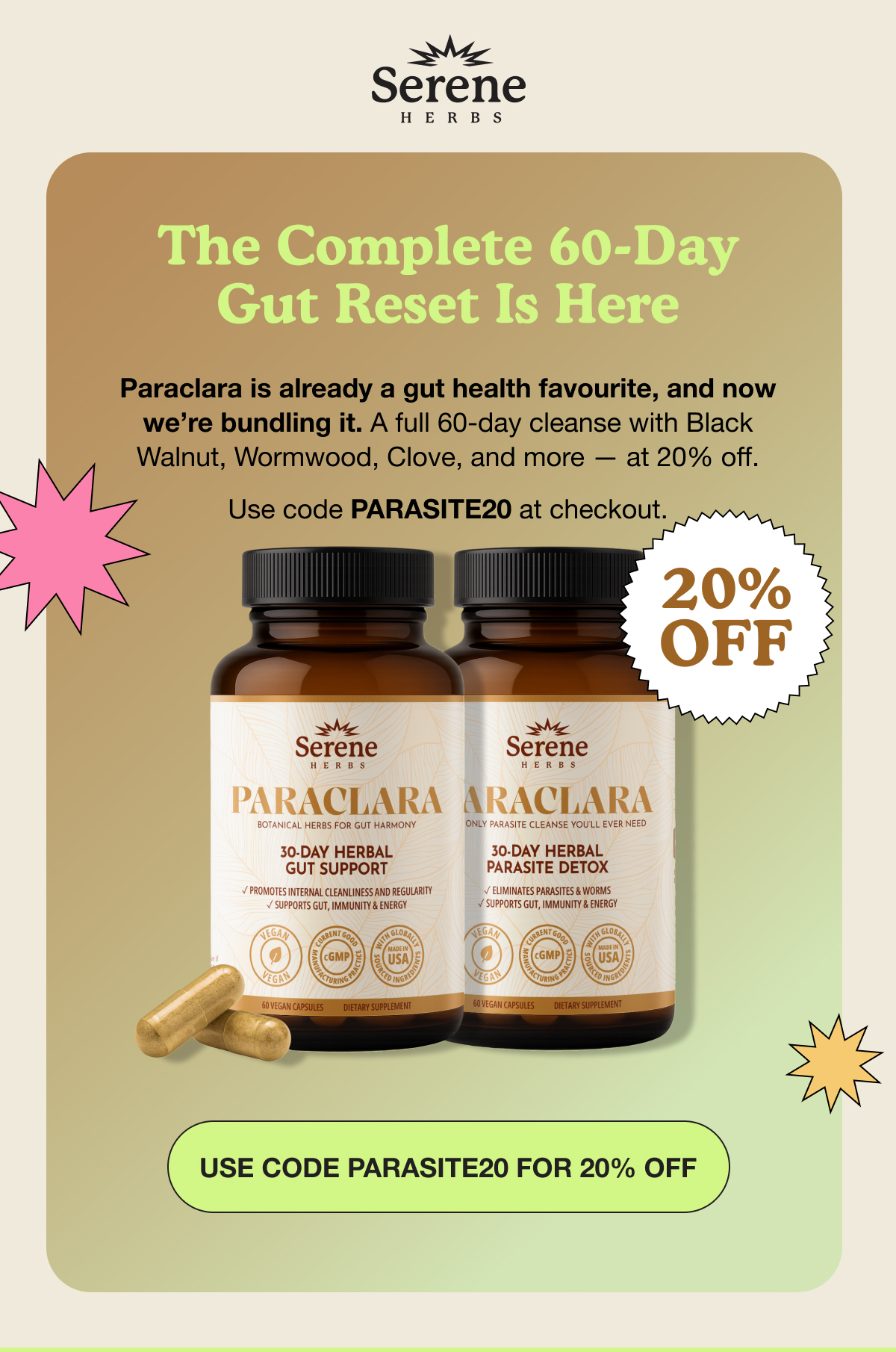 THE COMPLETE 60-DAY GUT RESET IS HERE