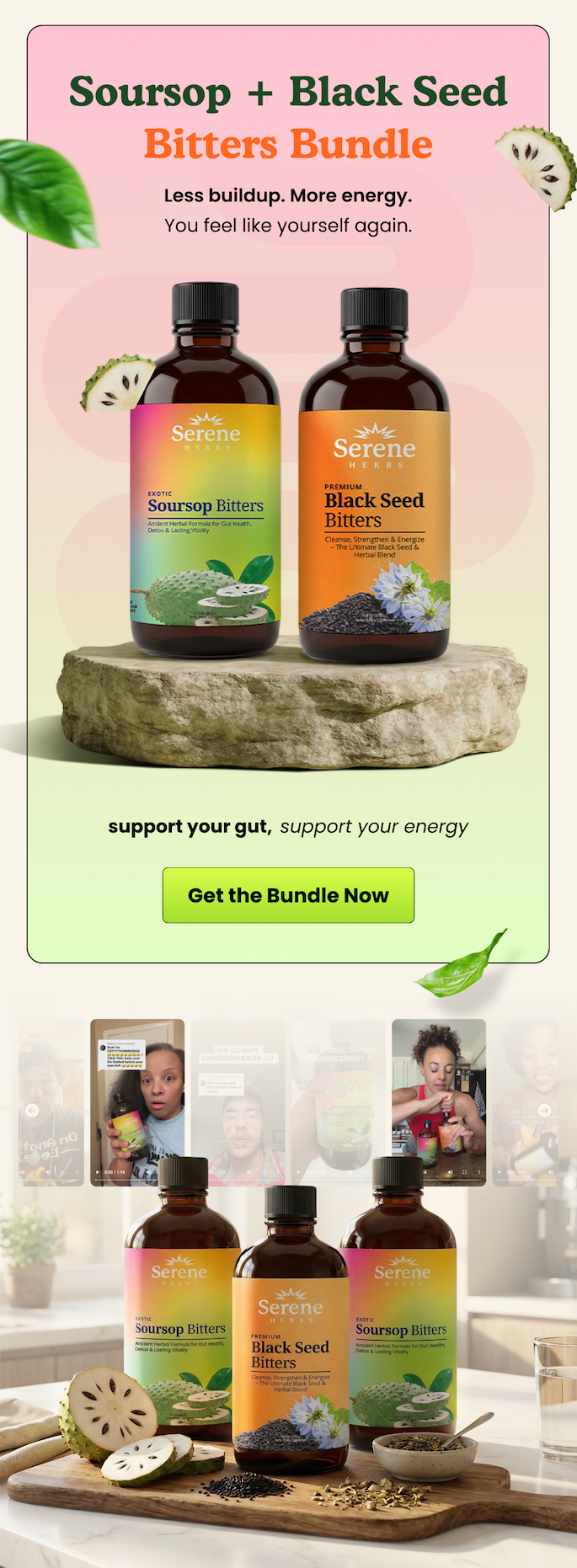 Helps reduce bloating and improve digestion naturally