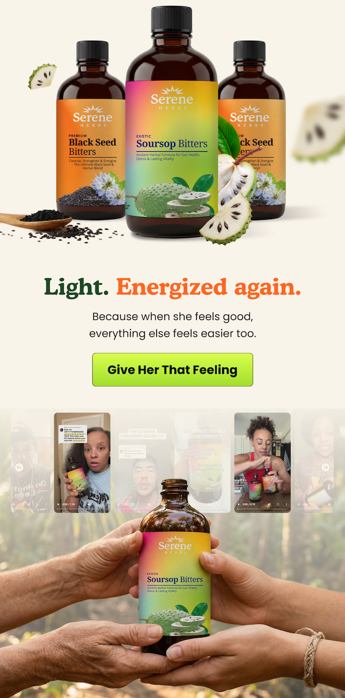 Herbal blend designed to support gut health and energy