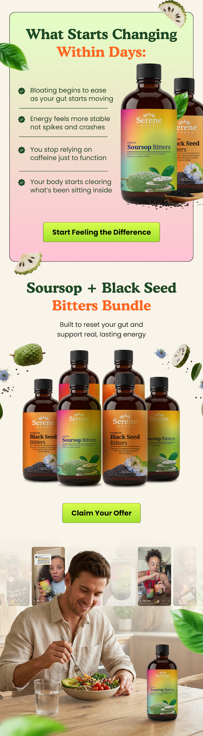 Helps reduce bloating and improve digestion naturally